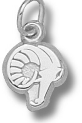 Rhode Island Anchormen "Rams Head" 3/8" Charm - Sterling Silver Jewelry