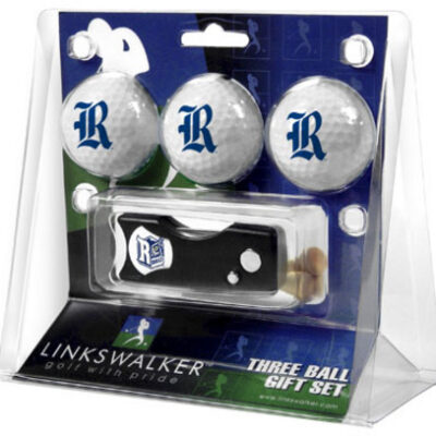 Rice Owls 3 Golf Ball Gift Pack with Spring Action Tool