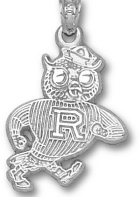 Rice Owls "Rice Owl Mascot" Pendant - Sterling Silver Jewelry