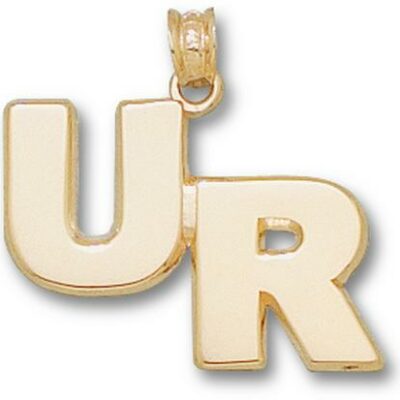 Richmond Spiders "UR" 5/8" Pendant - 10KT Gold Jewelry