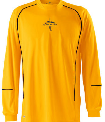 "Rival" Long Sleeve Dry-Excel™ Twill Interlock Knit Shirt (3X-Large) from Holloway Sportswear