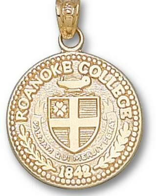 Roanoke College Maroons "Seal" Pendant - 14KT Gold Jewelry