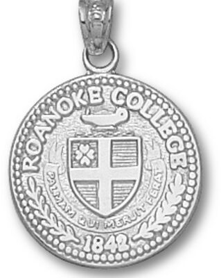 Roanoke College Maroons "Seal" Pendant - Sterling Silver Jewelry