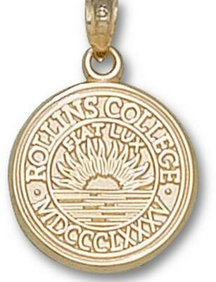 Rollins College Tars "Seal" Pendant - 10KT Gold Jewelry