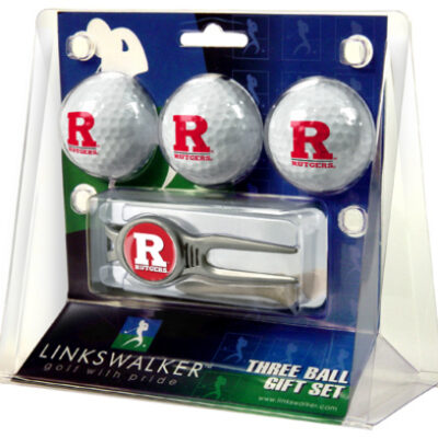 Rutgers Scarlet Knights 3 Ball Golf Gift Pack with Kool Tool