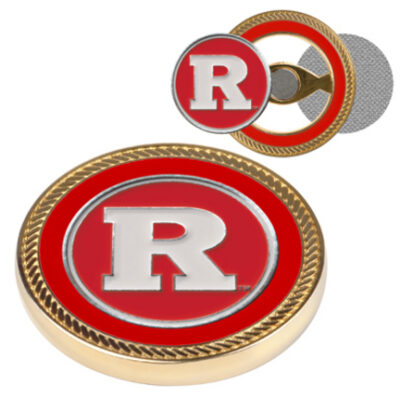 Rutgers Scarlet Knights Challenge Coin with Ball Markers (Set of 2)