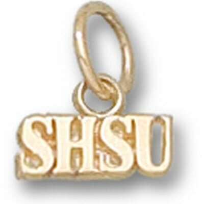 Sam Houston State Bearkats "SHSU" 1/8" Charm - 10KT Gold Jewelry