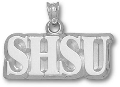 Sam Houston State Bearkats "SHSU" 3/8" Pendant - Sterling Silver Jewelry