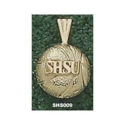 Sam Houston State Bearkats "SHSU Basketball" Pendant - 10KT Gold Jewelry