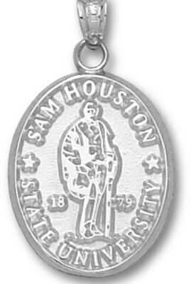 Sam Houston State Bearkats "Seal" Pendant - Sterling Silver Jewelry