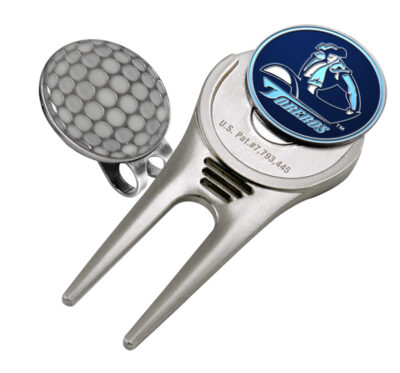 San Diego Toreros Divot Tool Hat Clip with Golf Ball Marker (Set of 2)