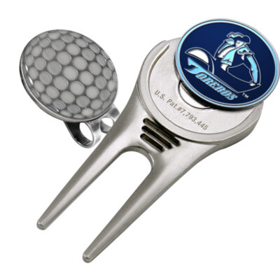 San Diego Toreros Divot Tool Hat Clip with Golf Ball Marker (Set of 2)