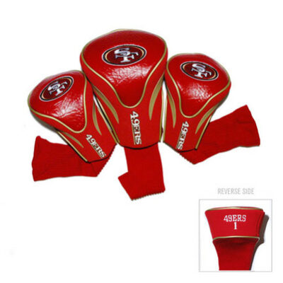 San Francisco 49ers Contour Fit Golf Headcover (3-Pack)