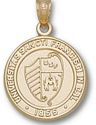 San Francisco Dons "Seal" Pendant - 10KT Gold Jewelry