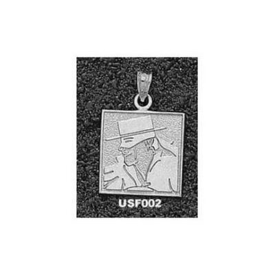 San Francisco Dons Square "Don Face" Pendant - Sterling Silver Jewelry