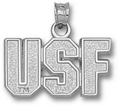 San Francisco Dons "USF" Pendant - Sterling Silver Jewelry