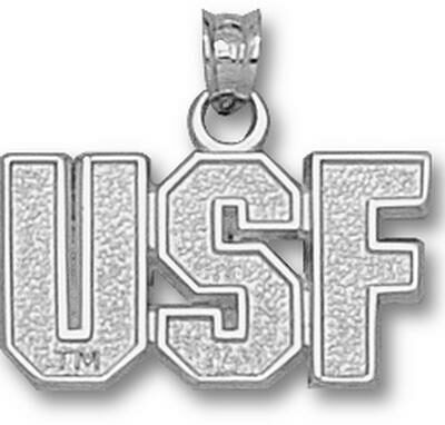 San Francisco Dons "USF" Pendant - Sterling Silver Jewelry