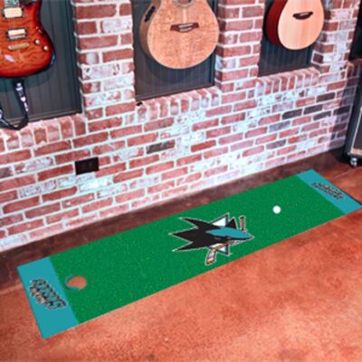 San Jose Sharks 18" x 72" Golf Putting Green Mat