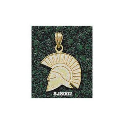 San Jose State Spartans "Spartan Head" Pendant - 10KT Gold Jewelry