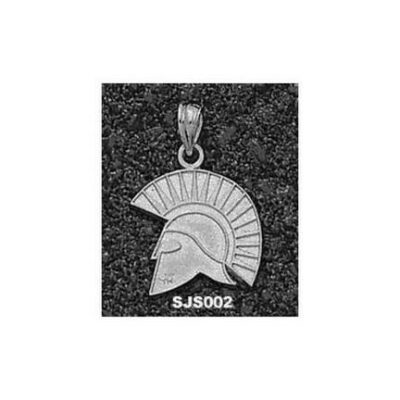 San Jose State Spartans "Spartan Head" Pendant - Sterling Silver Jewelry