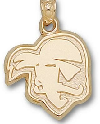 Seton Hall Pirates New "Pirate Logo" 5/8" Pendant - 14KT Gold Jewelry