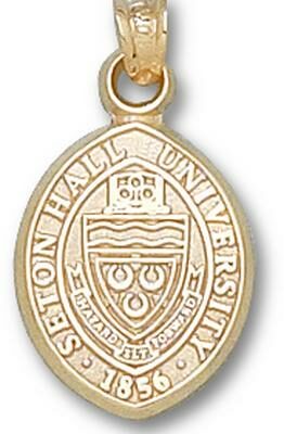 Seton Hall Pirates "Seal" Pendant - 10KT Gold Jewelry