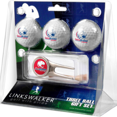 South Alabama Jaguars 3 Golf Ball Gift Pack with Cap Tool