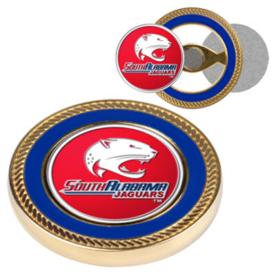 South Alabama Jaguars Challenge Coin with Ball Markers (Set of 2)