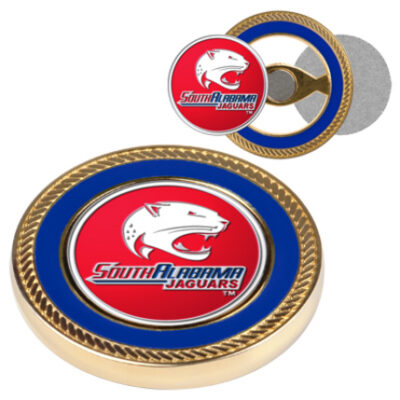 South Alabama Jaguars Challenge Coin with Ball Markers (Set of 2)