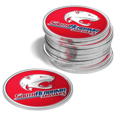 South Alabama Jaguars Golf Ball Marker (12 Pack)