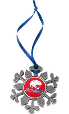 South Alabama Jaguars Snowflake Ornament (Set of 2)