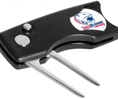 South Alabama Jaguars Spring Action Divot Tool with Golf Ball Marker (Set of 2)