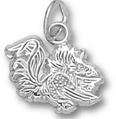 South Carolina Gamecocks "Gamecock" 3/8" Charm - Sterling Silver Jewelry