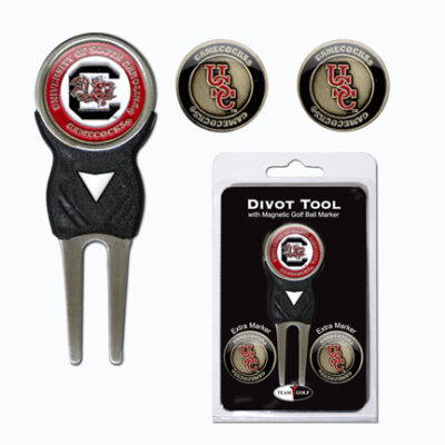 South Carolina Gamecocks Golf Ball Marker and Divot Tool Pack