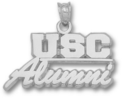 South Carolina Gamecocks "USC Alumni" Pendant - Sterling Silver Jewelry