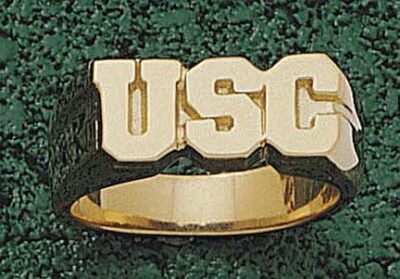 South Carolina Gamecocks "USC" Men's Ring Size 10 - 10KT Gold Jewelry