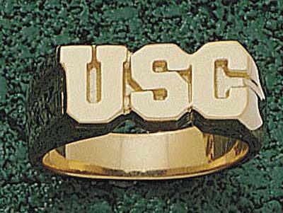 South Carolina Gamecocks "USC" Men's Ring Size 10 - 10KT Gold Jewelry