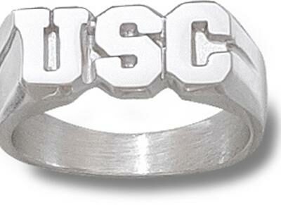 South Carolina Gamecocks "USC" Men's Ring Size 10 - Sterling Silver Jewelry