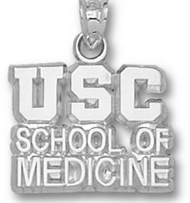 South Carolina Gamecocks "USC School of Medicine" Pendant - Sterling Silver Jewelry