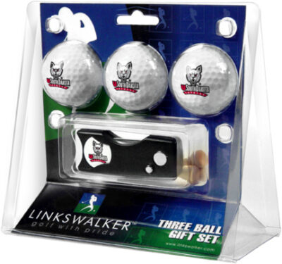 South Dakota Coyotes 3 Golf Ball Gift Pack with Spring Action Tool