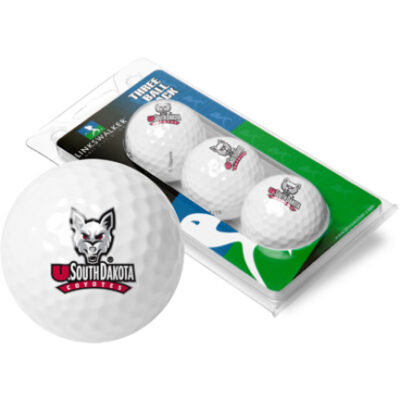 South Dakota Coyotes 3 Golf Ball Sleeve (Set of 3)