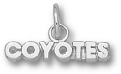 South Dakota Coyotes "Coyotes" Charm - Sterling Silver Jewelry