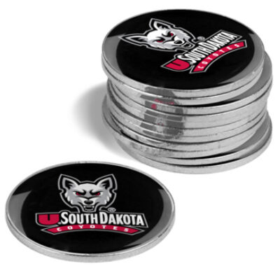 South Dakota Coyotes Golf Ball Marker (12 Pack)