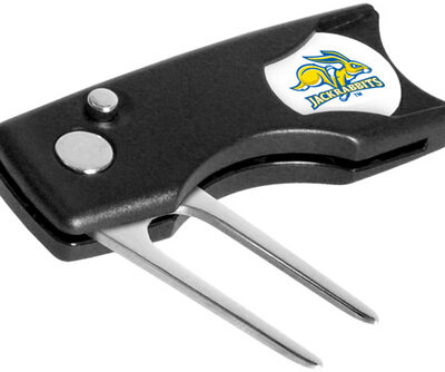 South Dakota State Jackrabbits Spring Action Divot Tool with Golf Ball Marker (Set of 2)