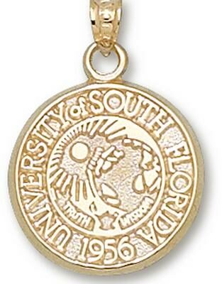 South Florida Bulls "Seal" Pendant - 10KT Gold Jewelry