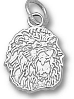 Southeastern Louisiana Lions "Lion Head" 3/8" Charm - Sterling Silver Jewelry