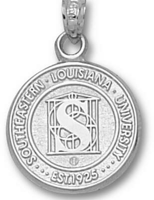 Southeastern Louisiana Lions "Seal" Pendant - Sterling Silver Jewelry