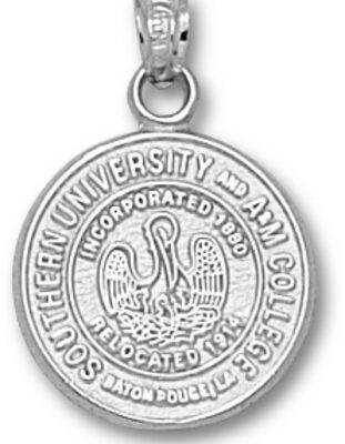 Southern A & M Jaguars "Seal" Pendant - Sterling Silver Jewelry