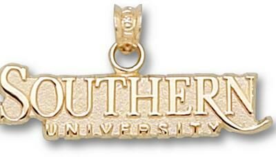 Southern A & M Jaguars "Southern University" Pendant - 10KT Gold Jewelry