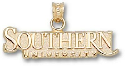 Southern A & M Jaguars "Southern University" Pendant - 14KT Gold Jewelry